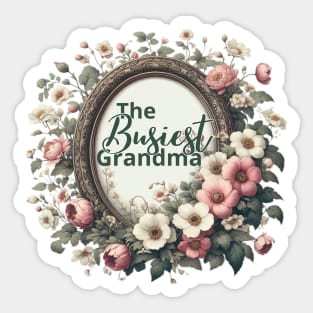 Busy grandma Sticker